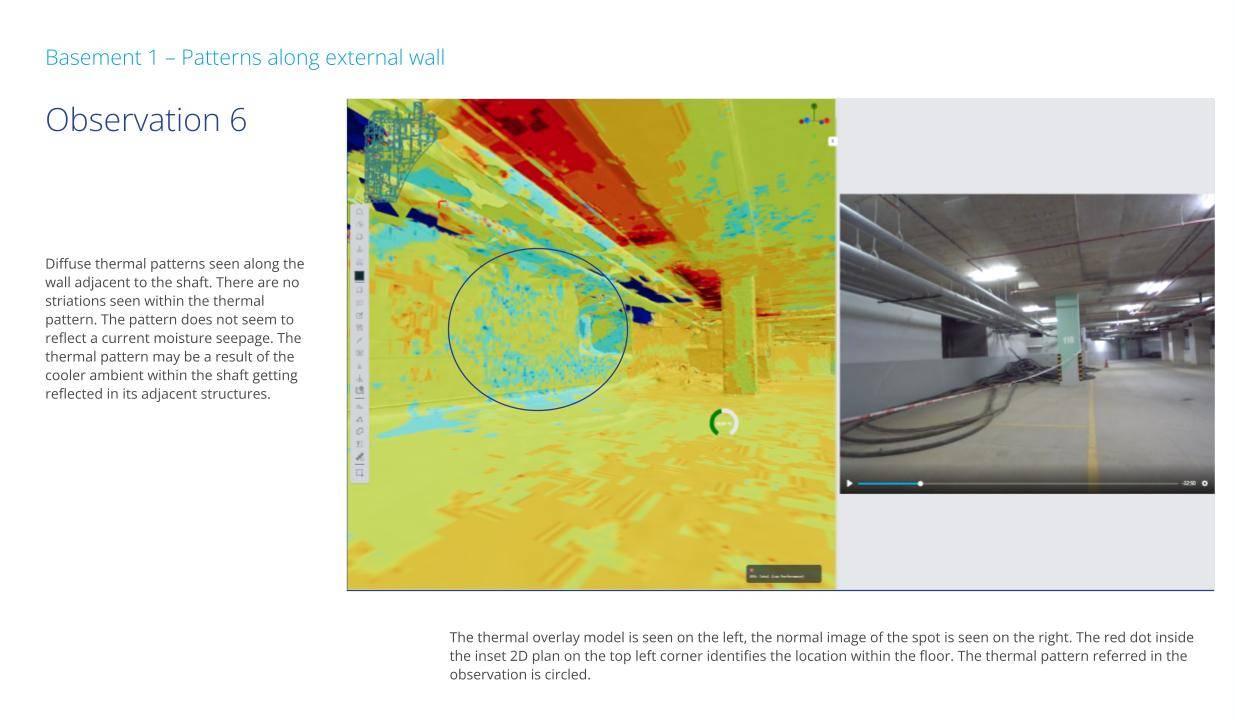 3D Thermal Model of a building section